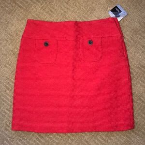 Red skirt